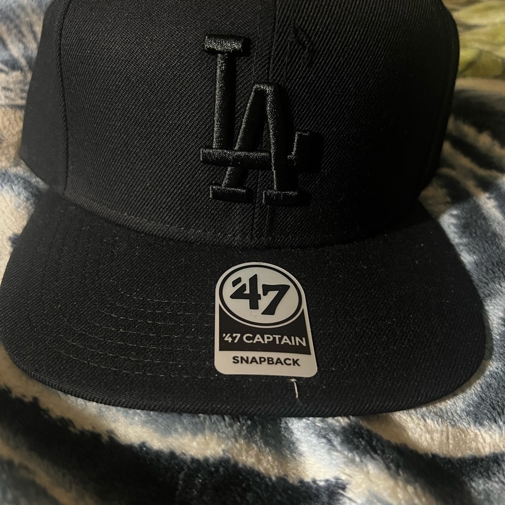 Black LA Dodgers Snapback Hat from new era.